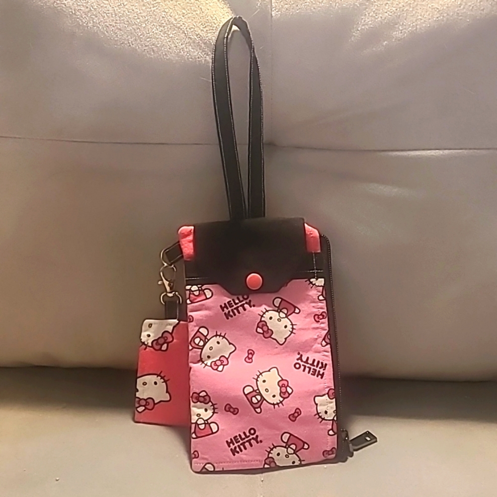 Hello Kitty Wristlet w/ Lip Balm Holder